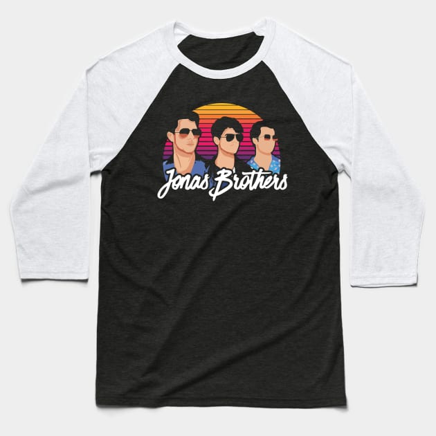 The Jonas Brothers Baseball T-Shirt by Lula Pencil Art